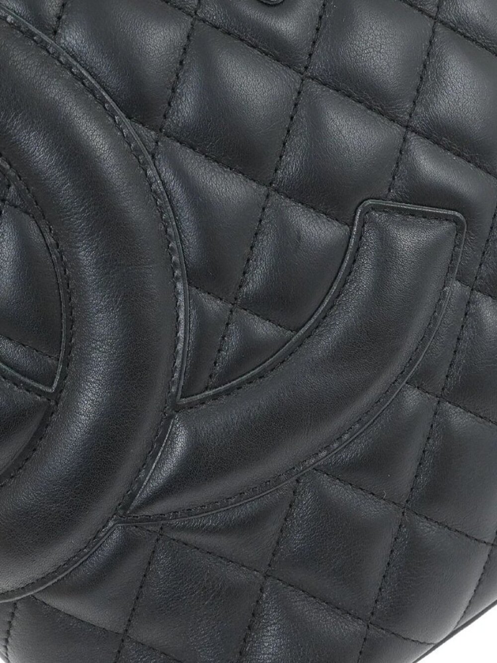 Chanel Black Calfskin Cambon Ligne Tote Handbag 187168 - Picture 7 of 14